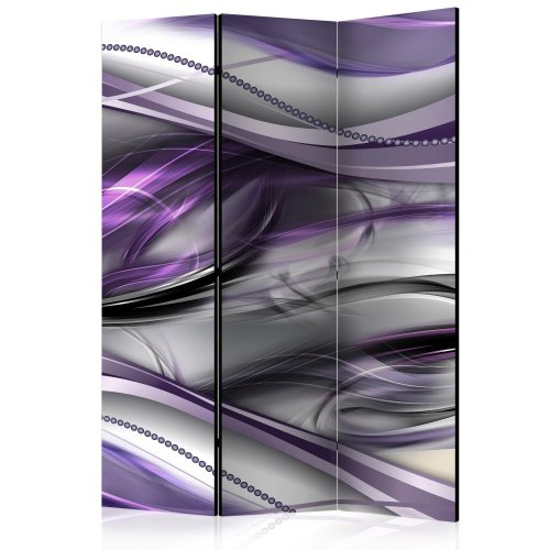 Paraván Tunnels (Violet) Dekorhome - ROZMĚR: 135x172 cm (3-dílný)