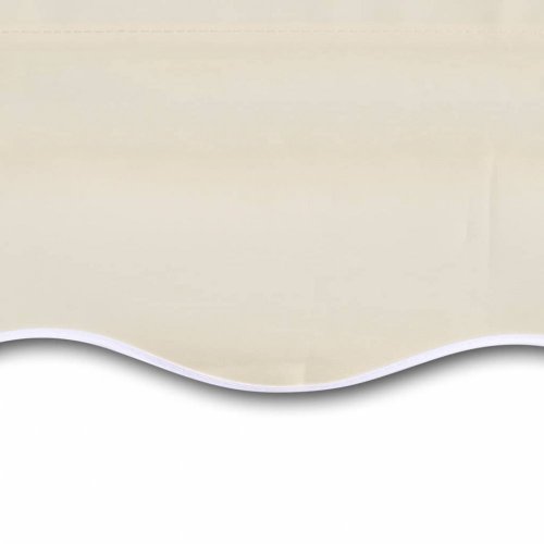 Plachta na markýzu 480x295 cm plátěná - BAREVNÁ VARIANTA: Bílá / oranžová