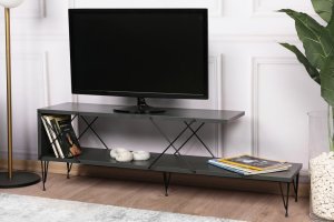 TV stolek Street - Anthracite