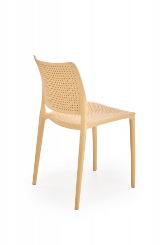 Stohovateľná jedálenská stolička K514 - BAREVNÁ VARIANTA: Oranžová