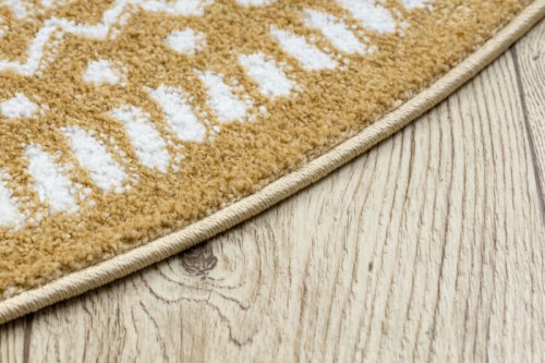 Kusový koberec Napkin gold kruh 100x100 (průměr) kruh