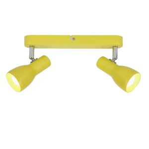 Nástenná stropná lampa horčicový pásik 2x40W Picardo
