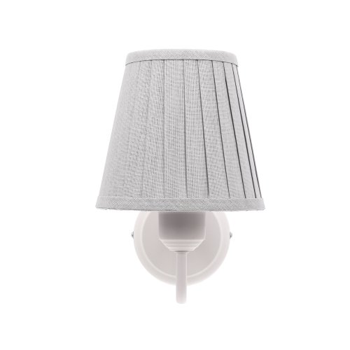 Nástenná lampa FIREZ biela 1x40W E27 sivé tienidlo