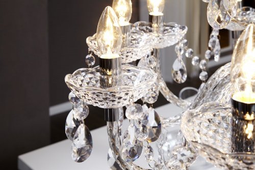 Závesná lampa SEATTLE luster Dekorhome - BAREVNÁ VARIANTA: Priehľadná