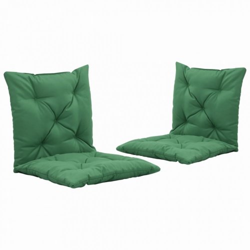 Voděodolné podušky na zahradní židle 2 ks Dekorhome - BAREVNÁ VARIANTA: Zelená