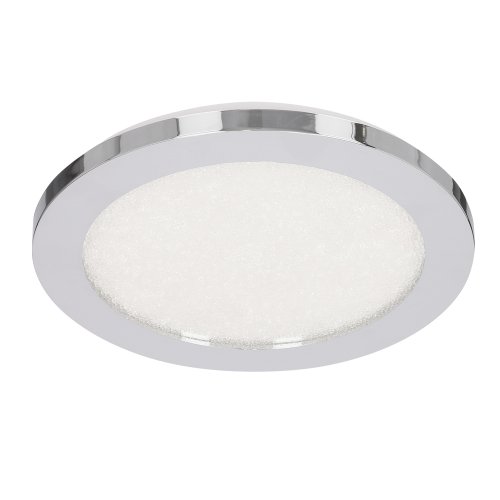 Stropní koupelnové svítidlo PIXEL minimalistické - stříbrný chrom 22,5 cm - kulaté LED stropní svítidlo se stmíváním 3000K 12W IP441