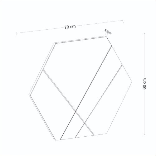 Zrkadlo Saga - White