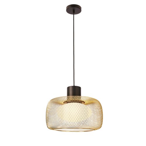 Lampa wisząca Sopra 40 czarno złota metalowa nad stół do salonu