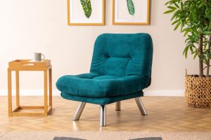 Rozkladacie kreslo Misa Small Solo - Petrol Green