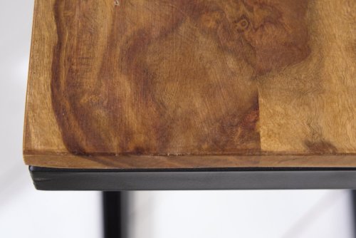 Příruční stolek CHARYBDA Dekorhome - DEKOR: Mangovníkové dřevo