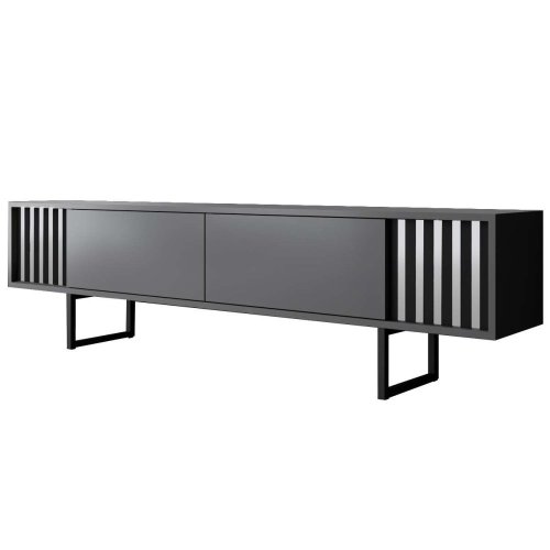 TV stolek Chrome Line - Anthracite, Black