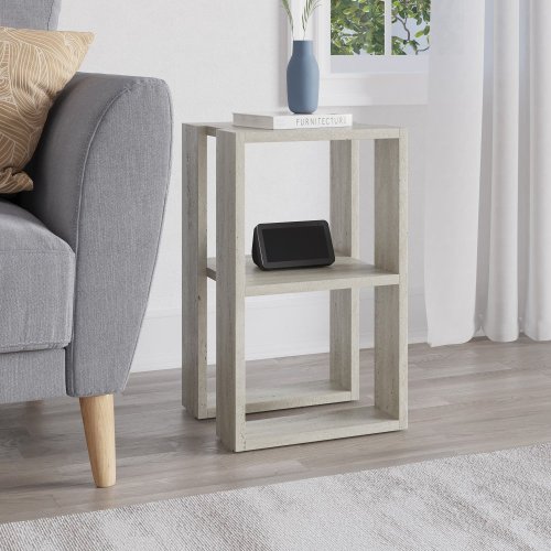 Nočný stolík Lonie - Travertine