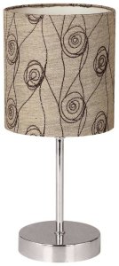 Béžová stolová lampa Emily