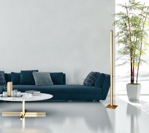 Dřevěná stojací lampa LED 35W 4000K neutrální Rodney Apeti