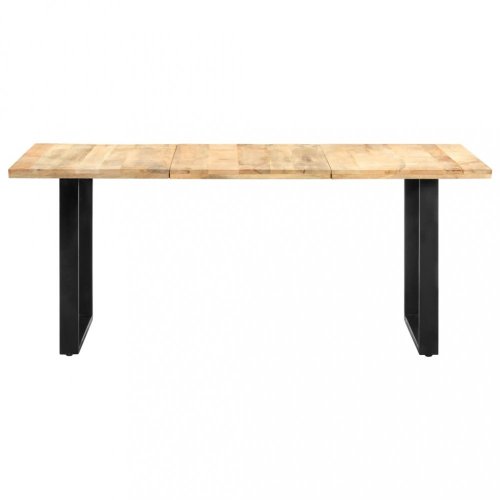 Jedálenský stôl mangovníkové drevo/kov - ROZMER: 180x90x76 cm