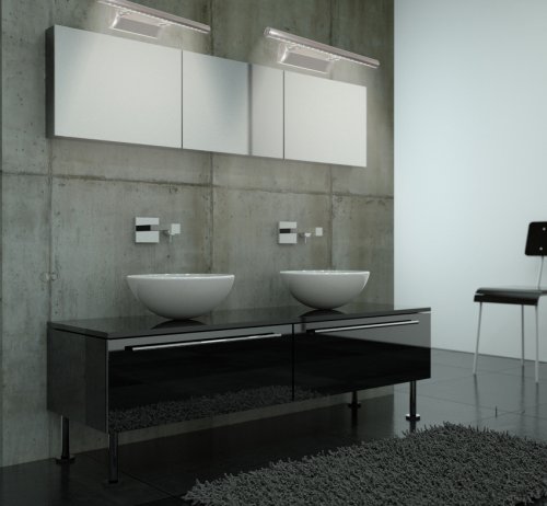 Nástěnná lampa LED 5W forte kulatá LED trubice saténová