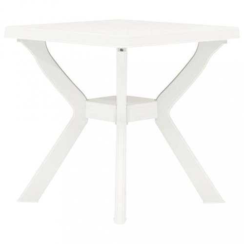 Zahradní bistro stolek plast Dekorhome - BAREVNÁ VARIANTA: Bílá