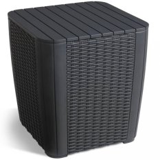 Zahradní stolek / úložný box Dekorhome