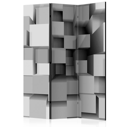 Paraván Geometric Puzzle Dekorhome - ROZMĚR: 135x172 cm (3-dílný)
