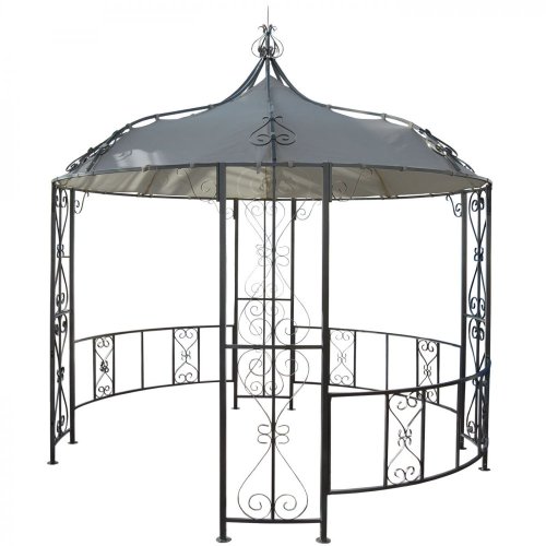 Zahradní pergola 3 x 3 m Almeria - BAREVNÁ VARIANTA: Hnědá / červená