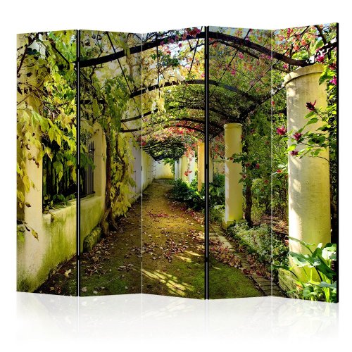 Paraván Romantic Garden Dekorhome - ROZMĚR: 135x172 cm (3-dílný)