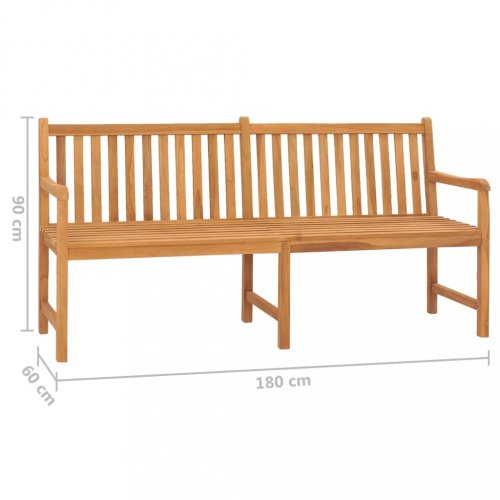 Zahradní lavice masivní teak Dekorhome