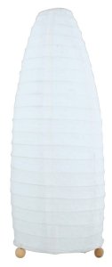 Papírová stolní lampa Papyrus bílá E14