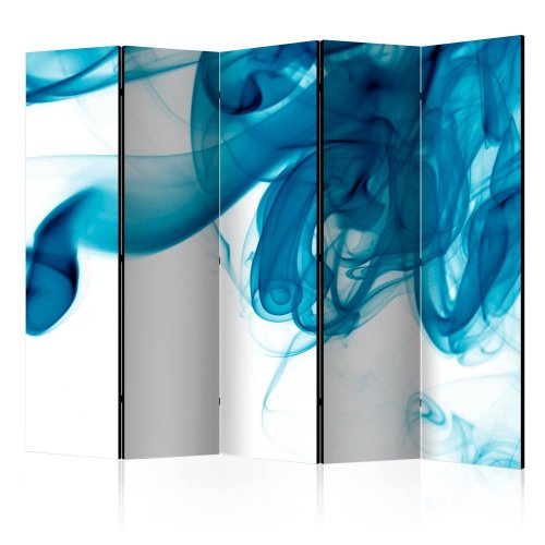 Paraván Blue smoke Dekorhome - ROZMĚR: 135x172 cm (3-dílný)