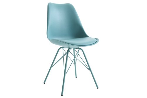 Jedálenská stolička 4 ks IKAROS Dekorhome - BAREVNÁ VARIANTA: Svetlo modrá