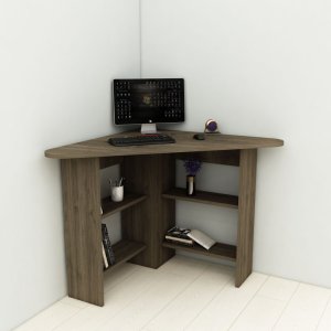 Písací stôl Corner - Walnut