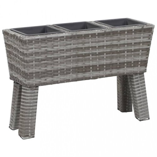 Zahradní truhlík 72x25x50 cm polyratan Dekorhome