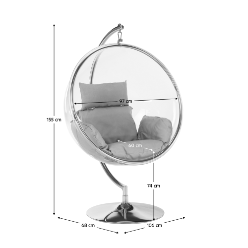 Závesné kreslo BUBBLE TYP 3