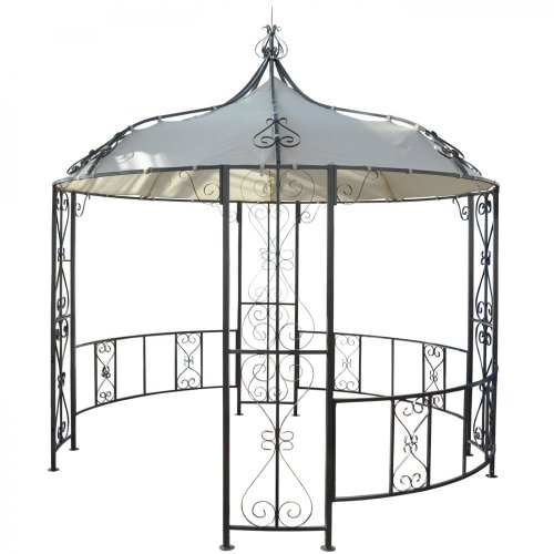 Zahradní pergola 3 x 3 m Almeria - BAREVNÁ VARIANTA: Hnědá / červená