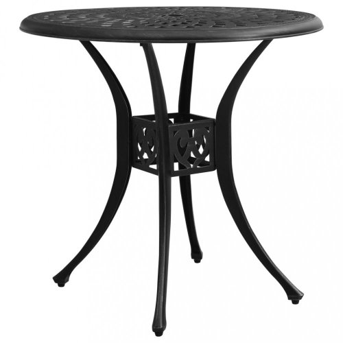 Záhradný stôl liaty hliník Dekorhome - BAREVNÁ VARIANTA: Čierna