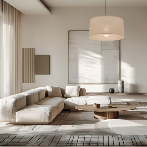 Závesná lampa SHANTI čierna 1x40W E27 béžové tienidlo