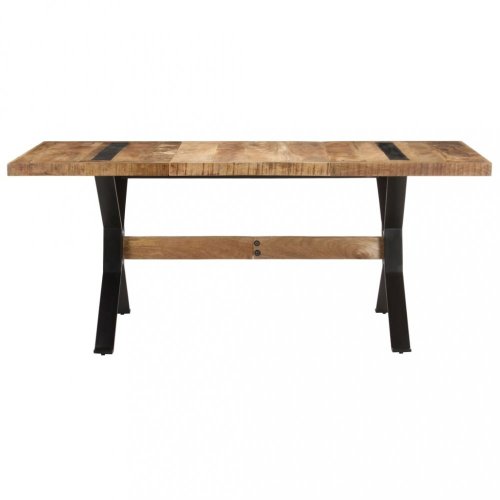 Jedálenský stôl drevo / oceľ Dekorhome - ROZMER: 120x60x76 cm