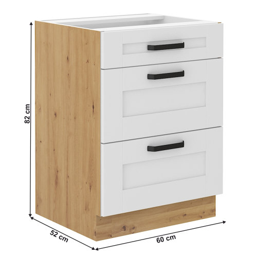 Spodní skříňka LULA 60 D 3S BB