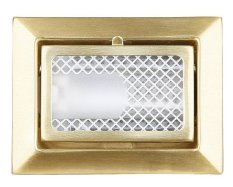 Schodiskové svietidlo saténovo zlaté G4 MS-06