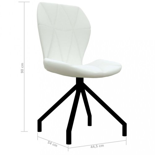 Jídelní židle 2 ks umělá kůže Dekorhome - BAREVNÁ VARIANTA: Hnědá