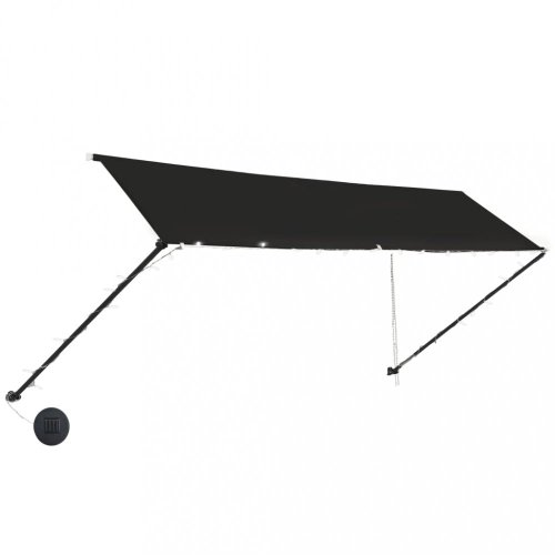 Zatahovací markýza s LED světlem 350x150 cm Dekorhome