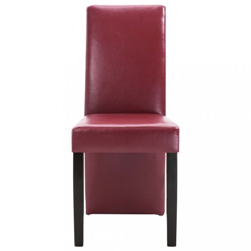 Jídelní židle 2 ks umělá kůže / dřevo Dekorhome - BAREVNÁ VARIANTA: Černá