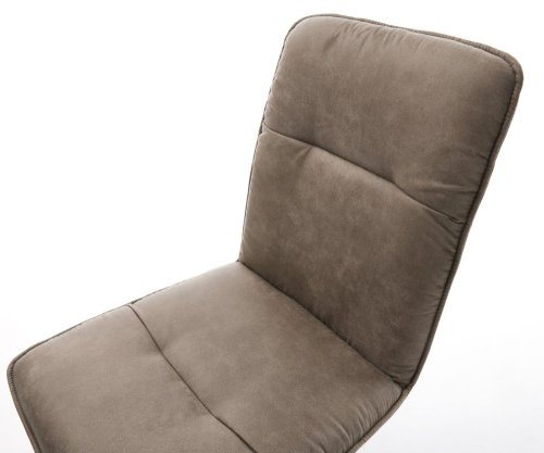 Jedálenská stolička Vinjo-Flex taupe vintage s kužeľovou základňou