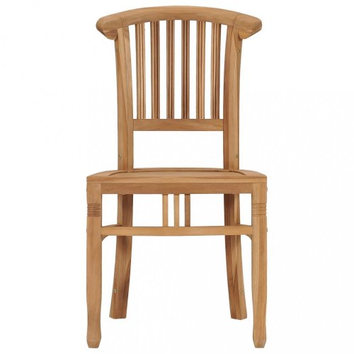 Zahradní židle 2 ks teakové dřevo Dekorhome