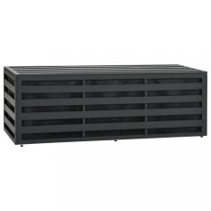 Záhradný úložný box hliník 150x50x50 cm antracit Dekorhome