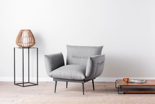 Kreslo ušiak Jax Solo - Grey GR110