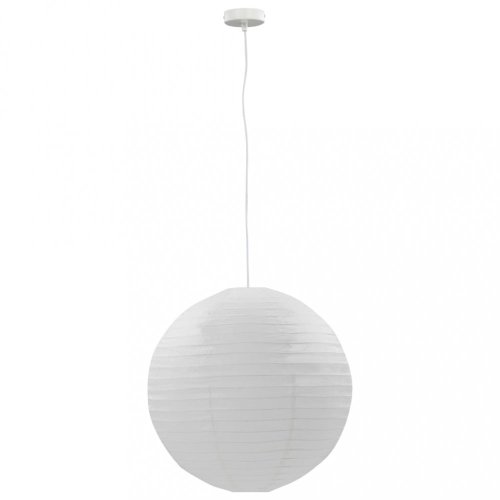Závesná lampa biela Dekorhome - ROZMER: 60 cm