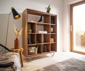 Skriňa Stonegrace 120x150 akácia prírodná 12 priehradiek kamenná dýha
