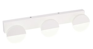Nástěnná lampa do koupelny bílá trojitá LED 3W 4000K Sing