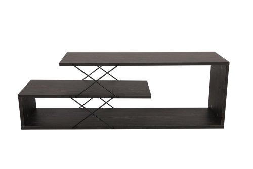 TV stolek Zigzag - Dark Brown - POSLEDNÍ KUS