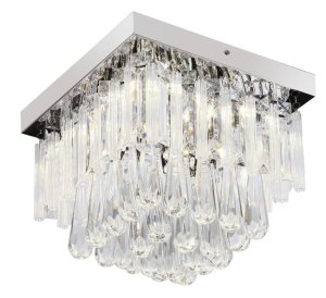 Stropní svítidlo Vidro, plafond 18W LED, chrom